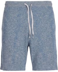 Maison Margiela - Slate Shorts & Bermuda Shorts Linen, Cotton, Polyester - Lyst
