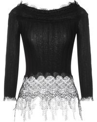 Donna Abbigliamento da Maglieria da Maglioni gilet Knitwear d415m345nww_72627 di Ermanno Scervino in Rosa 