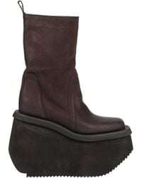 Rick Owens - Ankle Boots Leather - Lyst