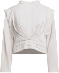 IRO - Ivory Top Viscose, Virgin Wool - Lyst