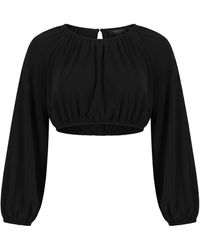 AllSaints - Top Viscose, Elastane - Lyst
