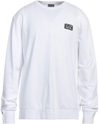 EA7 - Sweatshirt Cotton, Elastane, Polyamide, Polyester - Lyst