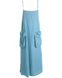 Sunnei - Maxi Dress Cupro, Viscose - Lyst