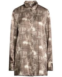 Kiton - Shirt Silk - Lyst