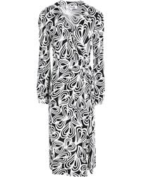 Diane von Furstenberg - Midi-Kleid - Lyst