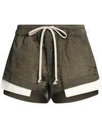 Rick Owens - Dark Shorts & Bermuda Shorts Cupro - Lyst