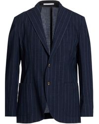 Eleventy - Platinum Blazer Wool, Silk, Linen, Elastane - Lyst