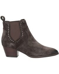 Ash - Funk Taupe Ankle Boots Leather - Lyst