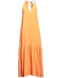 120% Lino - Maxi-Kleid - Lyst