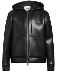 MSGM - Jacket Polyester, Polyurethane, Cotton, Elastane - Lyst