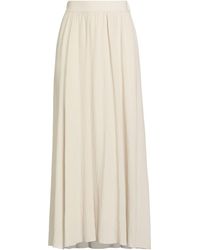 Pomandère - Maxi Skirt Viscose, Wool - Lyst