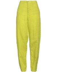 Emporio Armani - Pants Linen - Lyst