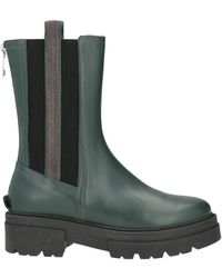 Fabiana Filippi - Dark Ankle Boots Leather - Lyst
