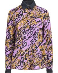 Versace Jeans Couture - Shirt Viscose - Lyst