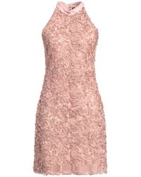 VANESSA SCOTT - Light Mini Dress Polyester - Lyst