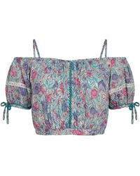 Poupette - Sky Top Viscose - Lyst