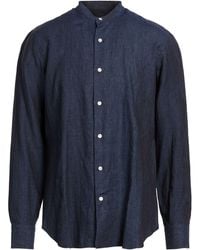 De Petrillo - Midnight Shirt Linen - Lyst