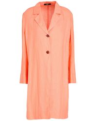 SEVENTY VENEZIA - Overcoat & Trench Coat Linen - Lyst