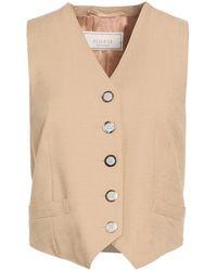 Peserico - Sand Tailored Vest Viscose, Polyester, Elastane - Lyst
