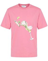 MSGM - Camiseta - Lyst