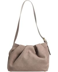 THEMOIRÈ - Taupe Shoulder Bag Textile Fibers - Lyst