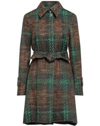 VIRNA DRÒ® - Overcoat & Trench Coat Wool, Polyamide - Lyst