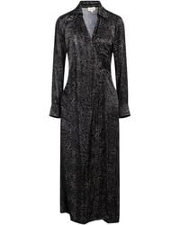 Diega - Midi Dress Viscose, Silk - Lyst