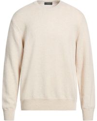 Zanone - Ivory Sweater Virgin Wool - Lyst