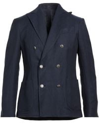 Lardini - Blazer Viscose, Linen - Lyst