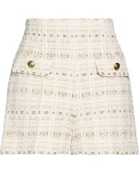 Sandro - Shorts & Bermuda Shorts Polyester, Cotton, Wool, Viscose, Textile Fibers - Lyst
