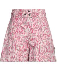 Isabel Marant - Fuchsia Shorts & Bermuda Shorts Cotton - Lyst