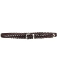 Eleventy - Platinum Dark Belt Leather - Lyst