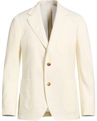 Boglioli - Ivory Blazer Wool - Lyst