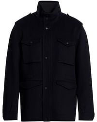 Paltò - Fabbrica Midnight Jacket Wool, Nylon - Lyst