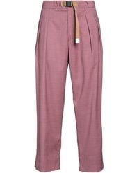 White Sand - Pants Polyester, Viscose, Elastane - Lyst