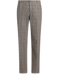 Berry & Brian - Taupe Pants Cotton, Polyester, Viscose - Lyst