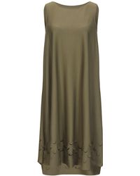 Harris Wharf London Robe aux genoux - Vert