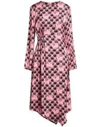 Manila Grace - Midi Dress Viscose - Lyst
