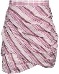 Isabel Marant - Mauve Mini Skirt Cotton - Lyst