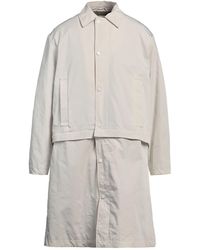 Emporio Armani - Overcoat & Trench Coat - Lyst