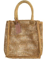 Manebí - Sand Handbag Natural Raffia - Lyst