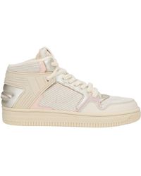 Philippe Model - Cream Sneakers Leather, Rubber, Textile Fibers - Lyst