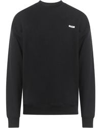 MSGM - Sweatshirt Cotton - Lyst