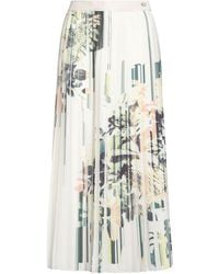 Agnona - Midi Skirt Polyester, Metal - Lyst