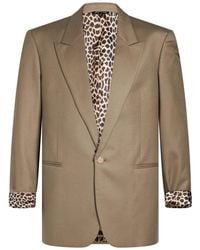 Reveres 1949 - Sand Blazer Virgin Wool - Lyst