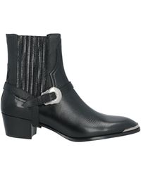 Celine - Ankle Boots Leather - Lyst