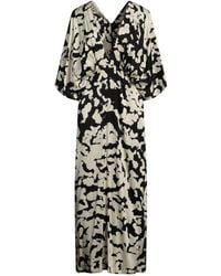 Liviana Conti - Ivory Maxi Dress Viscose, Elastane - Lyst