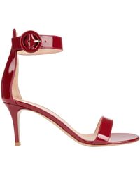 Gianvito Rossi - Brick Sandals Leather - Lyst