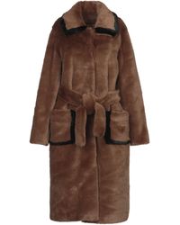 Sandro Faux Fur - Brown