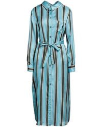 Semicouture - Vestido midi - Lyst
